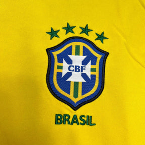 Camisa Brasil Retrô Home 1998 - Torcedor Masculina Amarela - Netmantos