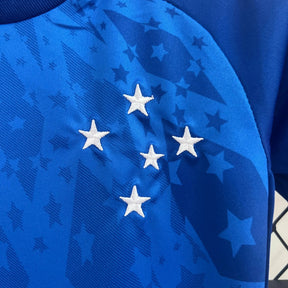 Camisa Cruzeiro Home 24/25 - Torcedor Infantil Azul - Netmantos