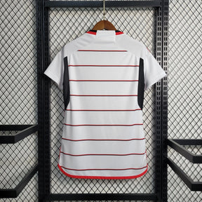 Camisa Flamengo Home 23/24 - Torcedor Feminina Branca - Netmantos