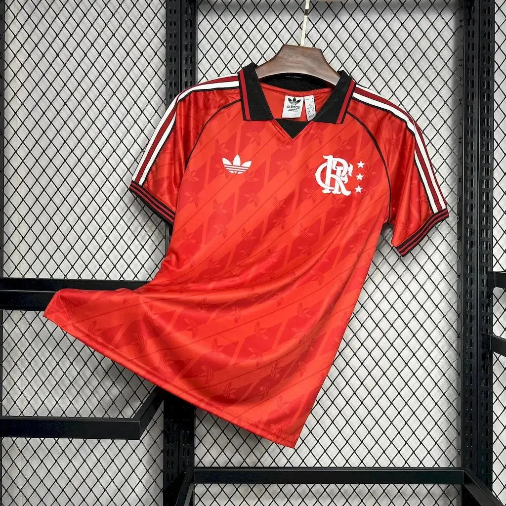Camisa Flamengo Lifestyler 24/25 - Torcedor Masculina Vermelha - Netmantos