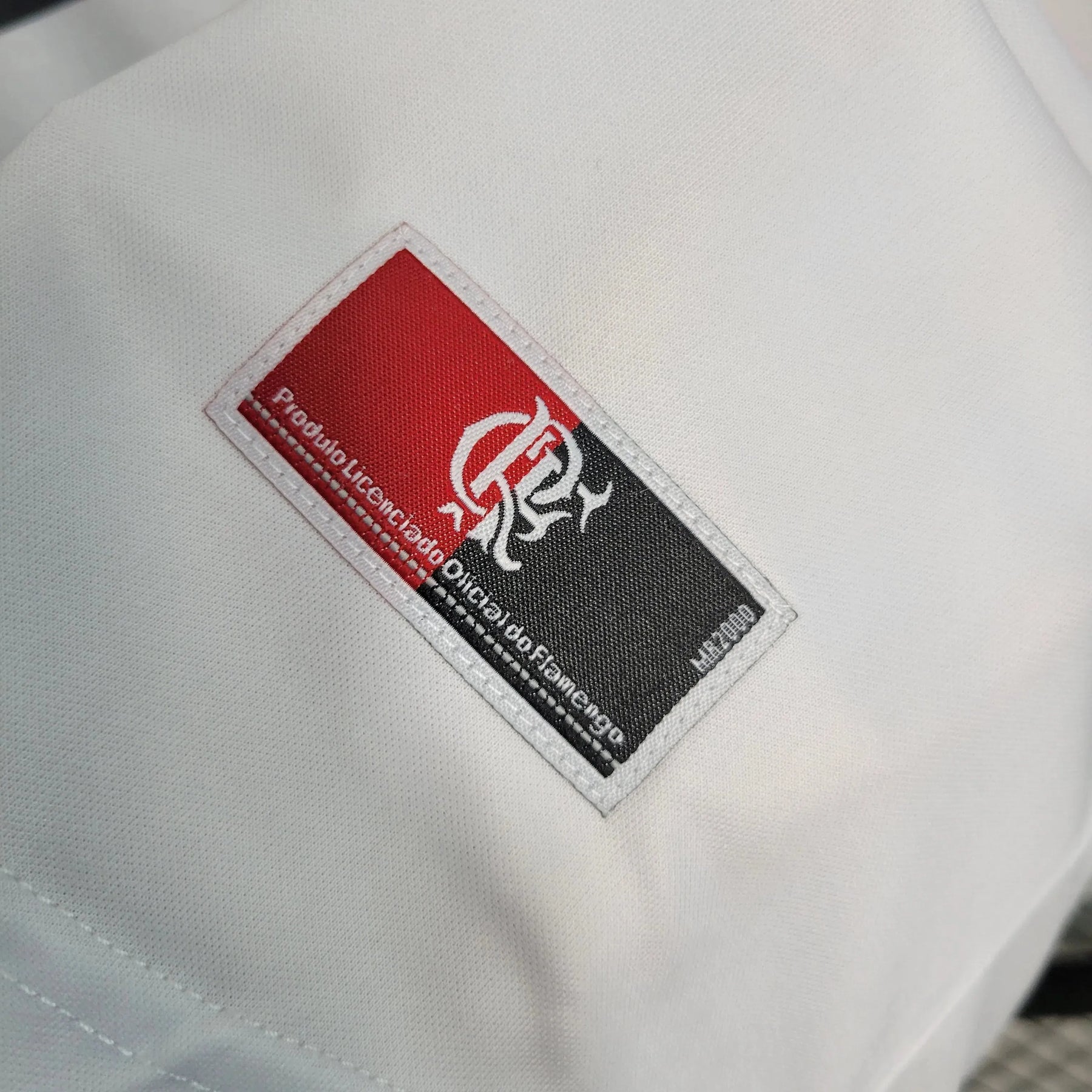 Camisa Flamengo Retrô Away 2002 - Torcedor Masculina Branca LUBRAX - Netmantos