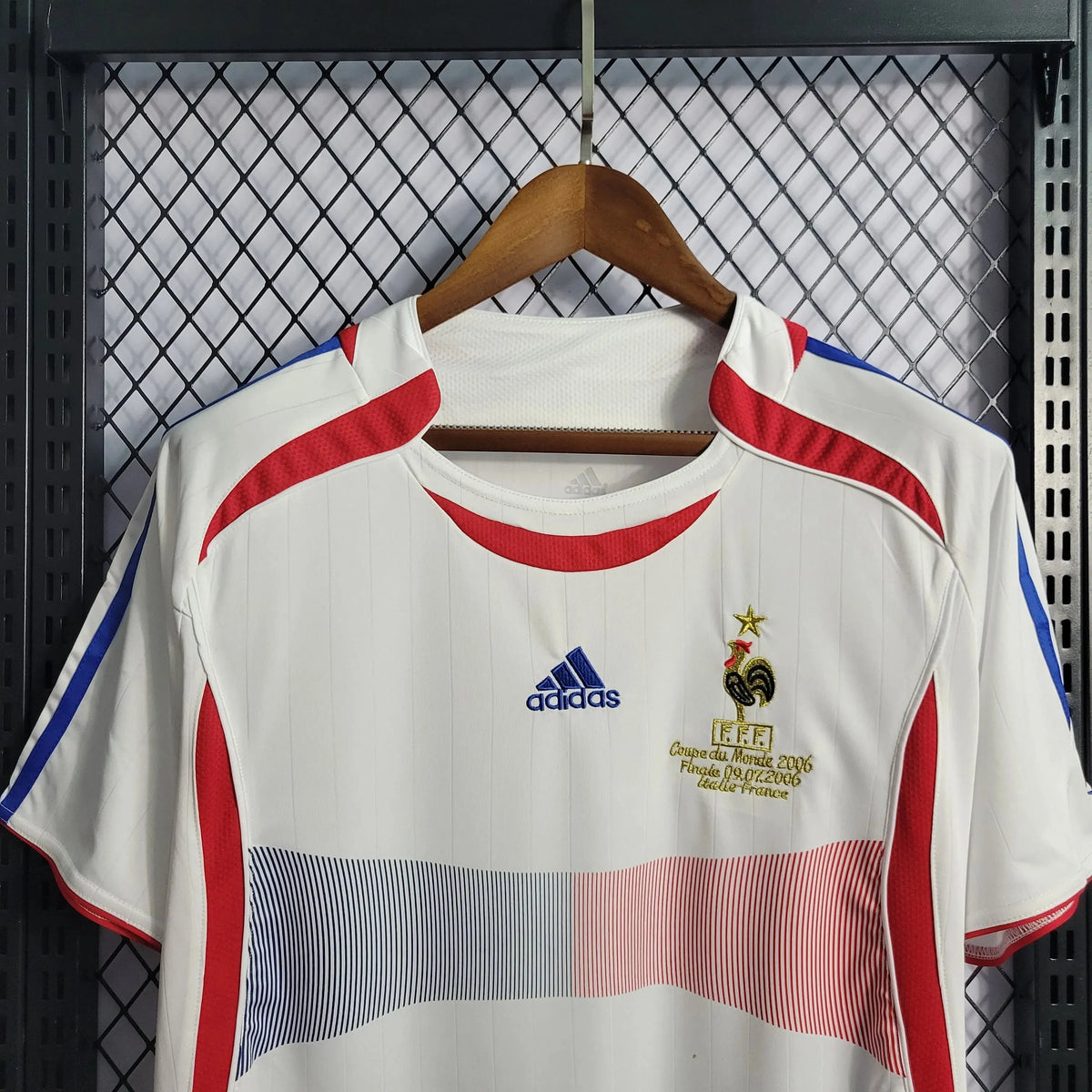 Camisa França Retrô 2006 - Torcedor Masculina Branca - Netmantos