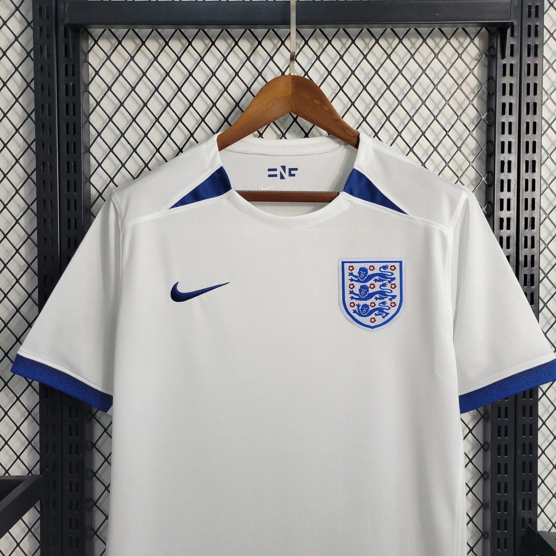 Camisa Inglaterra Home 23/24 - Torcedor Masculina Branca - Netmantos