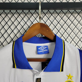 Camisa Inter de Milão Retrô Away 1997/1998- Torcedor Masculina Branca - Netmantos