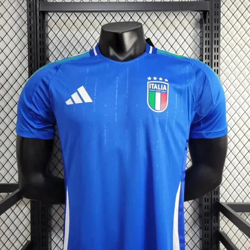 Camisa Itália Home 24/25 - Jogador Masculina Azul - Netmantos