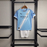 Manchester City Home Shirt 25/26 - Kids Fan Shirt Blue