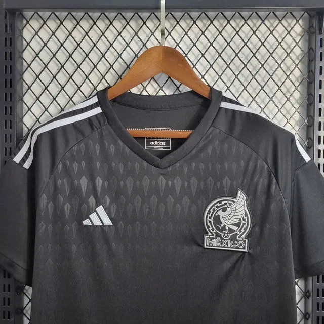 Camisa México Treino 22/23 - Torcedor Masculina Preta - Netmantos