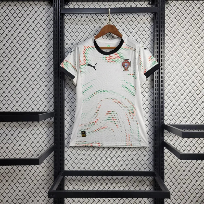 Portugal Away Shirt 25/26 - Women's White Fan Shirt