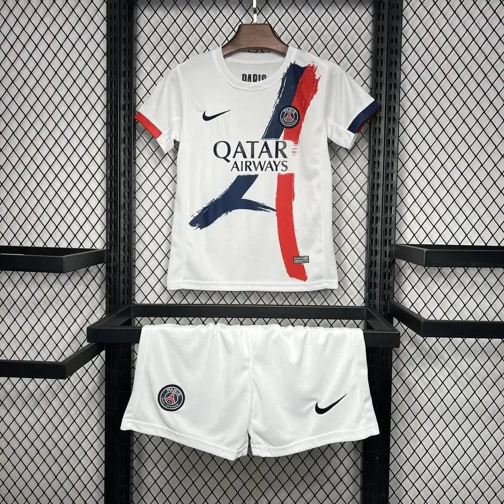 Camisa PSG Away 24/25 - Torcedor Infantil Branca - Netmantos