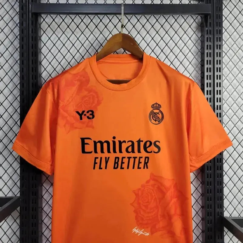 Camisa Real Madrid Fourth Y3 24/25 - Torcedor Masculina Laranja - Netmantos