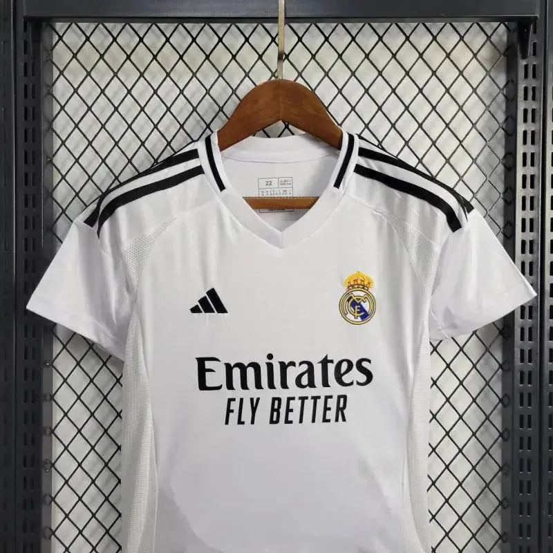 Camisa Real Madrid Home 24/25 - Torcedor Infantil Branca - Netmantos