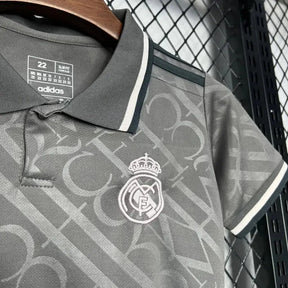 Camisa Real Madrid Third 24/25 - Torcedor Infantil Cinza - Netmantos