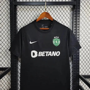 Camisa Sporting 24/25 - Torcedor Masculina Preta - Netmantos