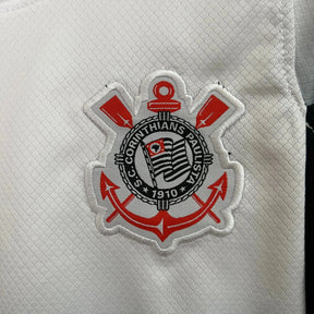 Camisa Timão Home 24/25 - Torcedor Infantil Branca - Netmantos
