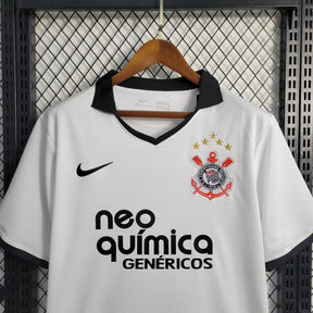 Camisa Timão Retrô Home 2011 - Torcedor Masculina Branca - Netmantos