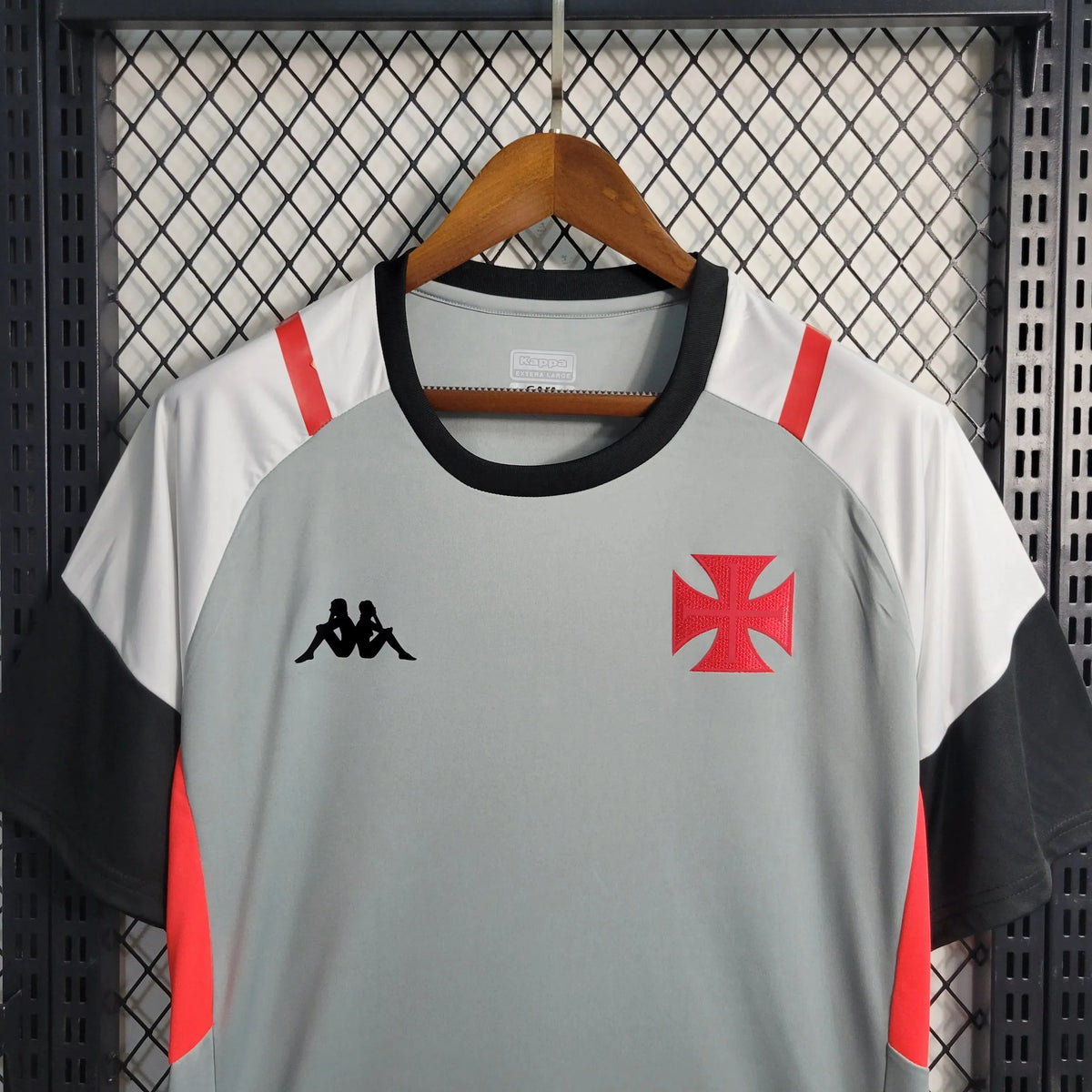 Camisa Vasco Treino 23/24 - Torcedor Masculina Cinza - Netmantos